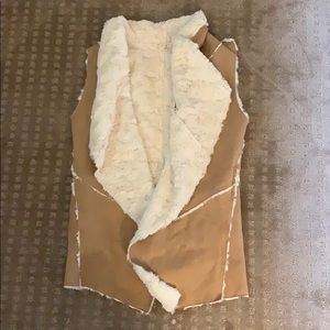 Adorable fur lined vest